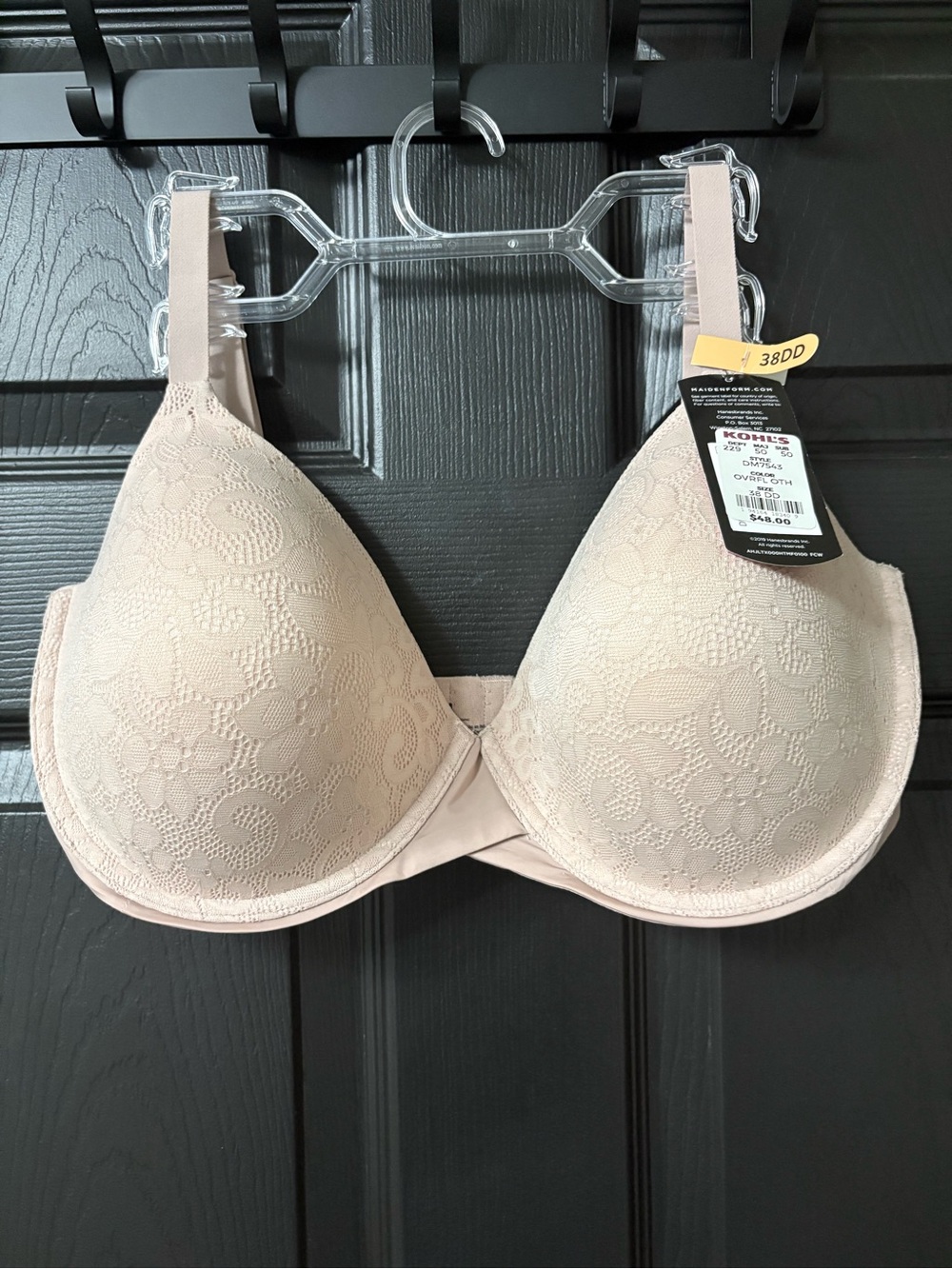 Maidenform Lace T-Shirt Bra in Light Nude